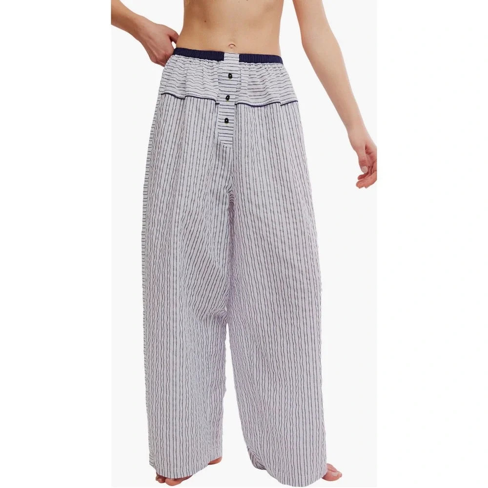 Cross my Heart lounge Pants NWOT ivory combo